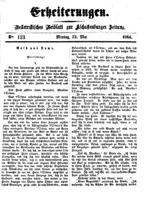 Erheiterungen (Aschaffenburger Zeitung) Montag 23. Mai 1864