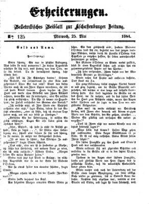 Erheiterungen (Aschaffenburger Zeitung) Mittwoch 25. Mai 1864