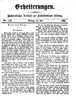 Erheiterungen (Aschaffenburger Zeitung) Sonntag 29. Mai 1864