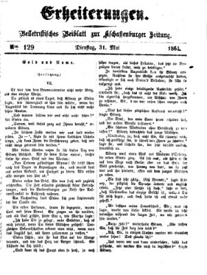 Erheiterungen (Aschaffenburger Zeitung) Dienstag 31. Mai 1864