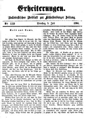 Erheiterungen (Aschaffenburger Zeitung) Dienstag 5. Juli 1864