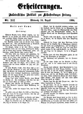 Erheiterungen (Aschaffenburger Zeitung) Mittwoch 24. August 1864