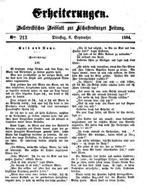 Erheiterungen (Aschaffenburger Zeitung) Dienstag 6. September 1864