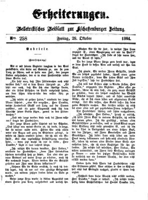 Erheiterungen (Aschaffenburger Zeitung) Freitag 28. Oktober 1864