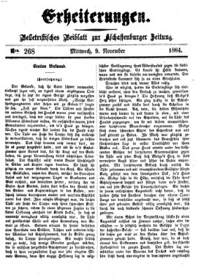 Erheiterungen (Aschaffenburger Zeitung) Mittwoch 9. November 1864