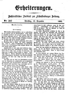 Erheiterungen (Aschaffenburger Zeitung) Dienstag 13. Dezember 1864