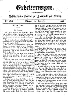 Erheiterungen (Aschaffenburger Zeitung) Mittwoch 14. Dezember 1864