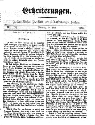 Erheiterungen (Aschaffenburger Zeitung) Montag 8. Mai 1865