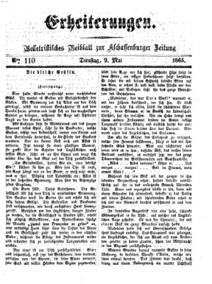 Erheiterungen (Aschaffenburger Zeitung) Dienstag 9. Mai 1865