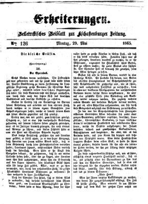 Erheiterungen (Aschaffenburger Zeitung) Montag 29. Mai 1865