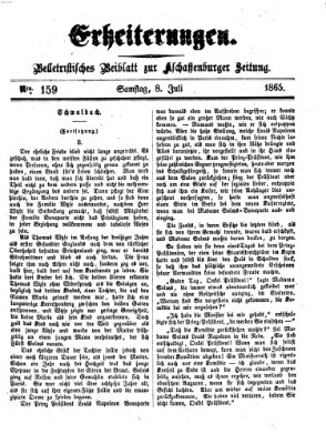 Erheiterungen (Aschaffenburger Zeitung) Samstag 8. Juli 1865