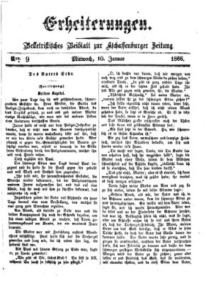 Erheiterungen (Aschaffenburger Zeitung) Mittwoch 10. Januar 1866