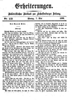 Erheiterungen (Aschaffenburger Zeitung) Montag 7. Mai 1866