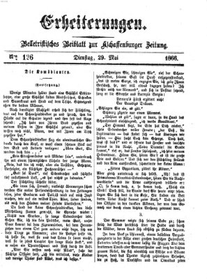 Erheiterungen (Aschaffenburger Zeitung) Dienstag 29. Mai 1866