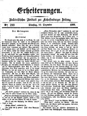 Erheiterungen (Aschaffenburger Zeitung) Dienstag 18. Dezember 1866