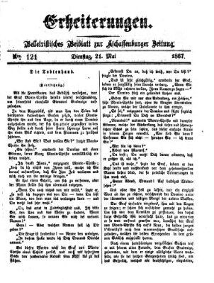 Erheiterungen (Aschaffenburger Zeitung) Dienstag 21. Mai 1867