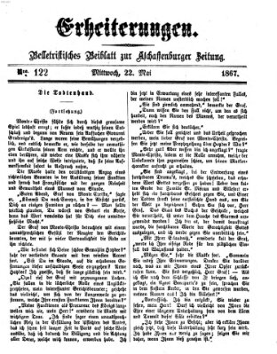 Erheiterungen (Aschaffenburger Zeitung) Mittwoch 22. Mai 1867