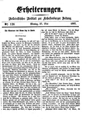 Erheiterungen (Aschaffenburger Zeitung) Montag 27. Mai 1867