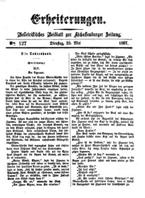 Erheiterungen (Aschaffenburger Zeitung) Dienstag 28. Mai 1867