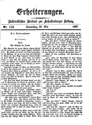 Erheiterungen (Aschaffenburger Zeitung) Donnerstag 30. Mai 1867