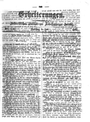 Erheiterungen (Aschaffenburger Zeitung) Dienstag 9. Juli 1867