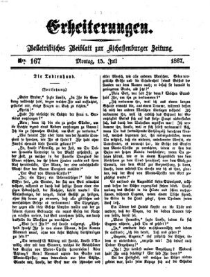 Erheiterungen (Aschaffenburger Zeitung) Montag 15. Juli 1867