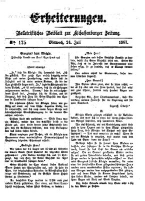 Erheiterungen (Aschaffenburger Zeitung) Mittwoch 24. Juli 1867