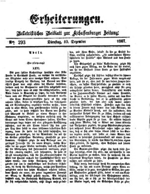 Erheiterungen (Aschaffenburger Zeitung) Dienstag 10. Dezember 1867