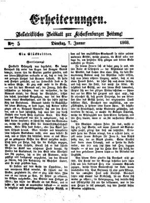 Erheiterungen (Aschaffenburger Zeitung) Dienstag 7. Januar 1868