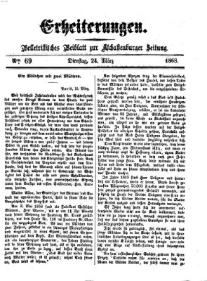 Erheiterungen (Aschaffenburger Zeitung) Dienstag 24. März 1868