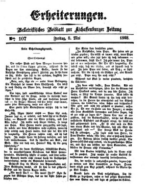 Erheiterungen (Aschaffenburger Zeitung) Freitag 8. Mai 1868