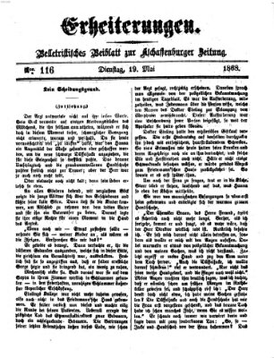 Erheiterungen (Aschaffenburger Zeitung) Dienstag 19. Mai 1868