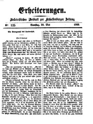 Erheiterungen (Aschaffenburger Zeitung) Samstag 30. Mai 1868