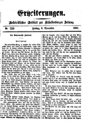 Erheiterungen (Aschaffenburger Zeitung) Freitag 6. November 1868