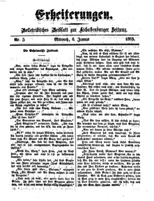 Erheiterungen (Aschaffenburger Zeitung) Mittwoch 6. Januar 1869