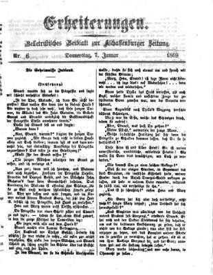 Erheiterungen (Aschaffenburger Zeitung) Donnerstag 7. Januar 1869