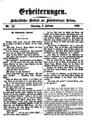 Erheiterungen (Aschaffenburger Zeitung) Samstag 6. Februar 1869