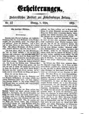 Erheiterungen (Aschaffenburger Zeitung) Montag 8. März 1869