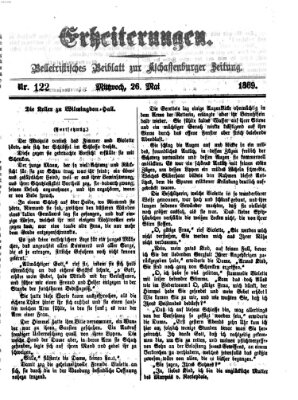 Erheiterungen (Aschaffenburger Zeitung) Mittwoch 26. Mai 1869