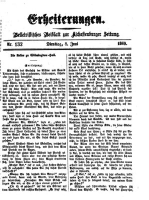 Erheiterungen (Aschaffenburger Zeitung) Dienstag 8. Juni 1869