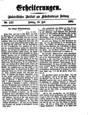 Erheiterungen (Aschaffenburger Zeitung) Freitag 16. Juli 1869