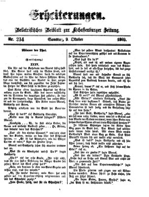 Erheiterungen (Aschaffenburger Zeitung) Samstag 9. Oktober 1869