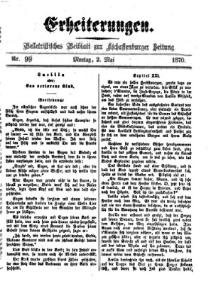 Erheiterungen (Aschaffenburger Zeitung) Montag 2. Mai 1870