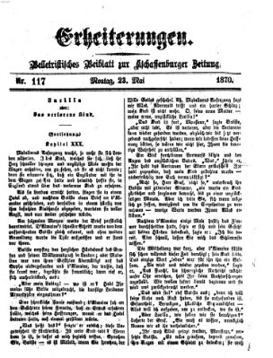 Erheiterungen (Aschaffenburger Zeitung) Montag 23. Mai 1870