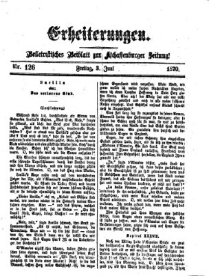 Erheiterungen (Aschaffenburger Zeitung) Freitag 3. Juni 1870