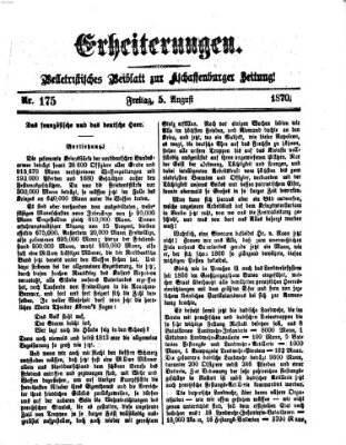 Erheiterungen (Aschaffenburger Zeitung) Freitag 5. August 1870