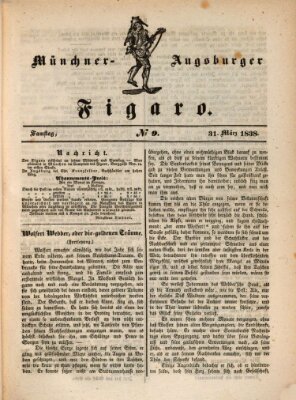 München-Augsburger Figaro (Münchner Kurier für Stadt und Land) Samstag 31. März 1838