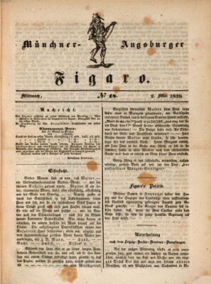 München-Augsburger Figaro (Münchner Kurier für Stadt und Land) Mittwoch 2. Mai 1838