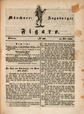 München-Augsburger Figaro (Münchner Kurier für Stadt und Land) Mittwoch 16. Mai 1838