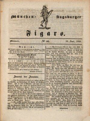 München-Augsburger Figaro (Münchner Kurier für Stadt und Land) Mittwoch 13. Juni 1838